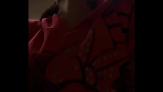 Asian girl sucks hard on a guy's dick.